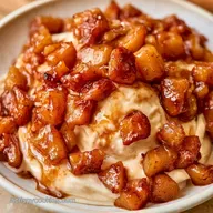 Apple Pie Ice Cream with Fuji Apples