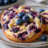 Blueberry Cheesecake Cookies: Creamy