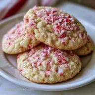 Candy Cane Cookies Recipe with Almond