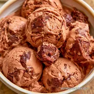 Chocolate Brownie Ice Cream in 45 Mins