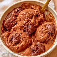 Chocolate Brownie Ice Cream for 12 Servings