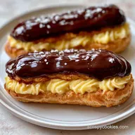 Eclairs with Pastry Cream: Shatter Crisp