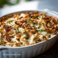 French Onion Chicken Orzo Casserole Recipe