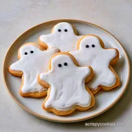 Ghost Sugar Cookies with Cornstarch