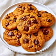 GF Pumpkin Chocolate Chip Cookies: Tender