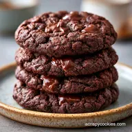 Gourmet Double Chocolate Cookies: Fudgy