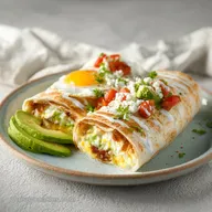 High Protein Breakfast Burrito: Creamy Scrambled Egg Method