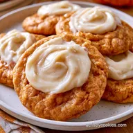 Iced Pumpkin Cookies in 35 Minutes