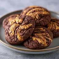Peanut Butter Brownie Cookies: Velvety
