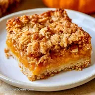 Pumpkin Pie Crumble Bars with Oats