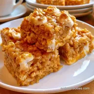 Pumpkin Spice Rice Krispie Treats in 20m