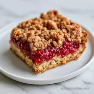 Raspberry Oatmeal Crumble Bars in 60 Min