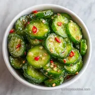 Spicy Pickled Cucumbers: Crunchy