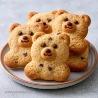 Summer Beach Bear Cookies: Chewy