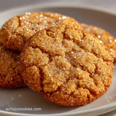 5 Ingredient Crispy Sugar Cookie: 22 Min Recipe Card