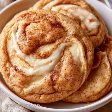 Jammy Apple Cheesecake Cookies Recipe Card