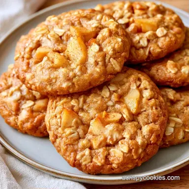 Apple Oat Cookies Recipe Card