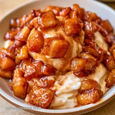 Apple Pie Ice Cream with Fuji Apples Recipe Card