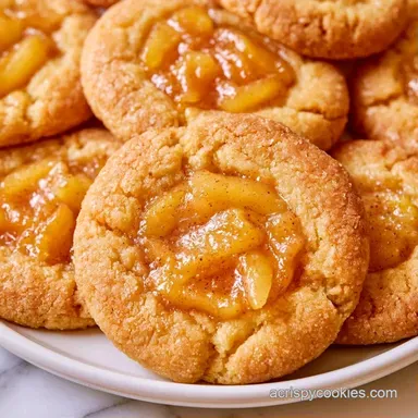 Apple Pie Thumbprint Cookies for 18 Recipe Card