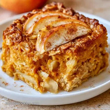 Apple Pumpkin Baked Oatmeal Meal Prep