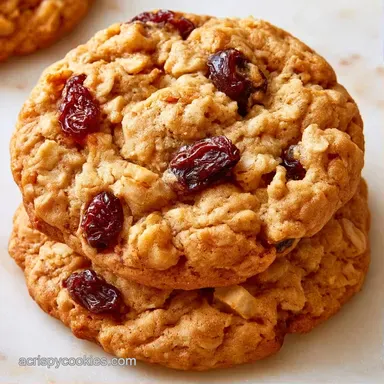 Apple Raisin Oatmeal Cookies in 35 Min Recipe Card