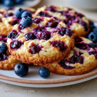 Blueberry Cheesecake Cookies: Creamy Recipe Card