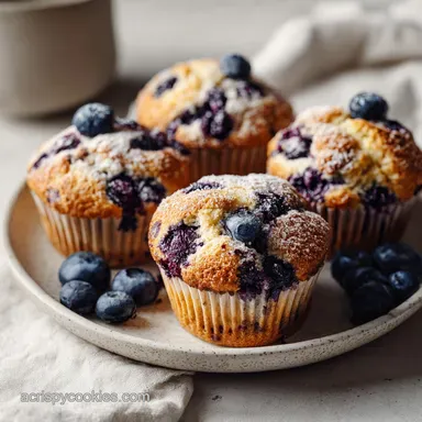 Blueberry Protein Muffins with Greek Yogurt in 35 Minutes Recipe Card