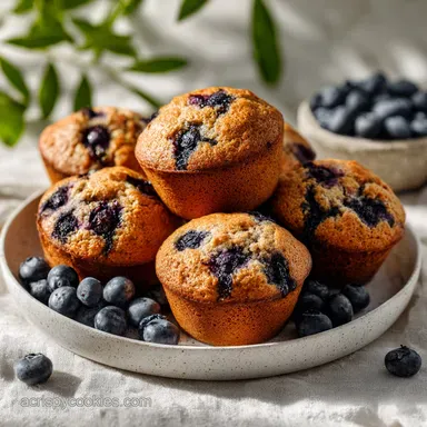 Blueberry Protein Muffins with Greek Yogurt in 35 Minutes