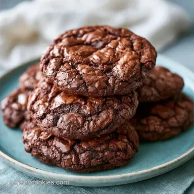 Box Mix Brownie Cookies in 20 Minutes