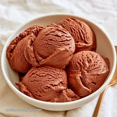 Brownie Batter Ice Cream in 25 Minutes Recipe Card