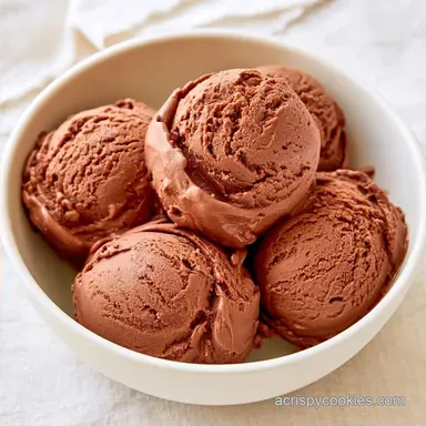 Brownie Batter Ice Cream in 25 Minutes