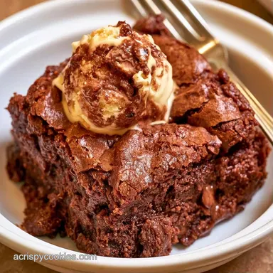 Brownie Sundae Dessert for 8 Servings Recipe Card