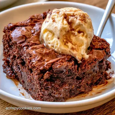 Brownie Sundae Dessert for 8 Servings