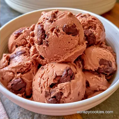 Brownie Truffle Ice Cream in 50 Minutes