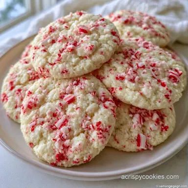 Candy Cane Cookies Recipe with Almond Recipe Card
