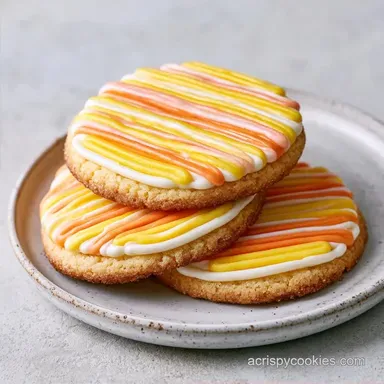 Candy Corn Cookies in 24 Minutes