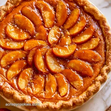 Caramel Apple Pumpkin Pie for 8 Slices