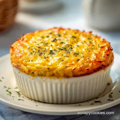 Cheesy Baked Orzo: One-Pan Creamy Recipe Card