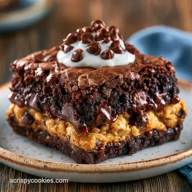Chocolate Chip Brookies in 50 Minutes Recipe Card