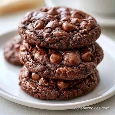 Chocolate Chip Brownie Cookies in 28 Min Recipe Card