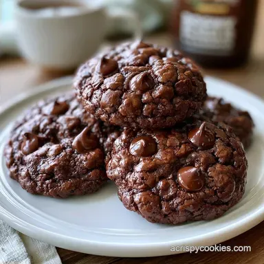 Chocolate Chip Brownie Cookies in 28 Min