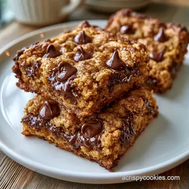 Chocolate Chip Cookie Bars in 35 Minutes Recipe Card