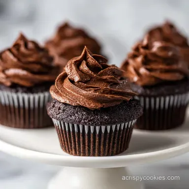 Chocolate Cupcakes With Chocolate in 45 Minutes Recipe Card