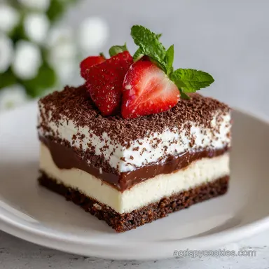 Easy Chocolate Ricotta Brick Cake for 10 Servings