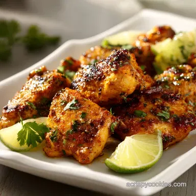 Mexican Chicken Thighs with Lime: 50 Min Recipe Card