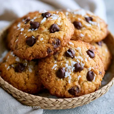 Coconut Chocolate Chip Cookies in 25 Minutes