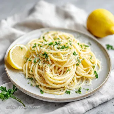 Creamy Garlic Lemon Pasta Recipe for 4