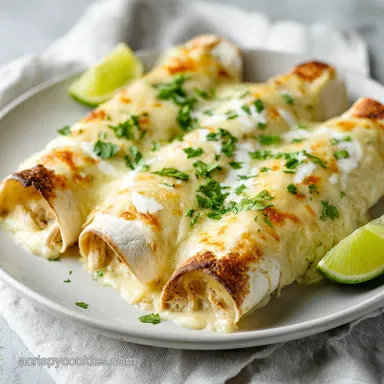 White Chicken Enchiladas: Restaurant Quality in 40 Minutes