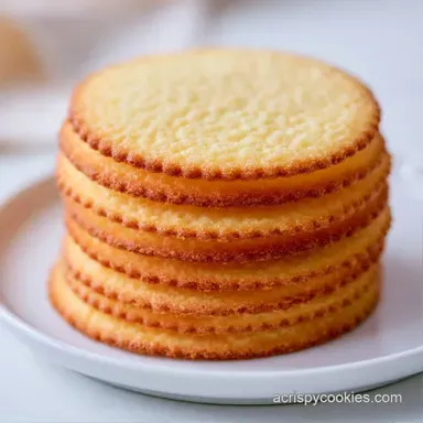 Crisp Vanilla Wafer Cookies in 25 Min Recipe Card