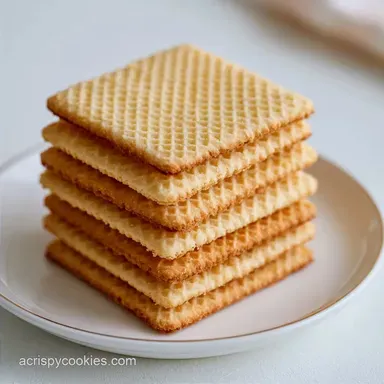 Crisp Vanilla Wafer Cookies in 25 Min